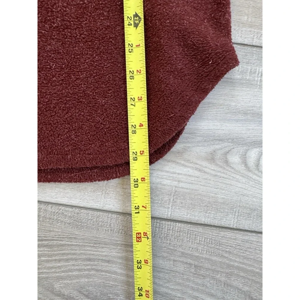 Tommy Bahama Men’s‎ Long Sleeves Fleece Shirt Button Down Burgundy Size XL